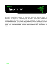 Razer Imperator Mode D'emploi