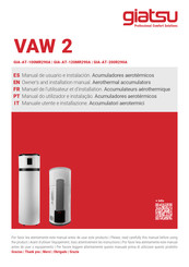 Giatsu VAW 2 Manuel De L'utilisateur Et D'installation