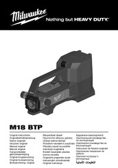 Milwaukee M18 BTP-0 Notice Originale