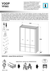 Forte YPS83 Notice De Montage