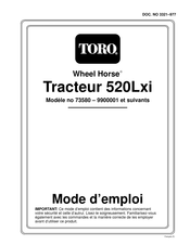 Toro 73580 Mode D'emploi