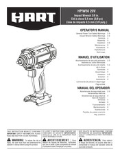 Hart HPIW50 20V Manuel D'utilisation