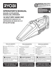 Ryobi P7131 Manuel D'utilisation