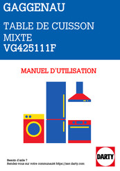 Gaggenau VG425111F Notice D'utilisation