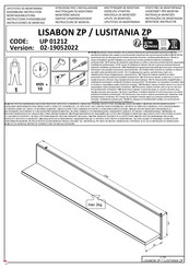 Forma Ideale LISABON ZP UP 01212 Instructions D'assemblage