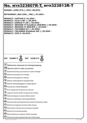 Westfalia Automotive 323813-T Instructions De Montage