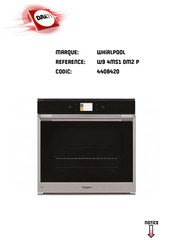 Whirlpool W9 4MS1 OM2 P Consignes D'installation, Utilisation Et Sécurité