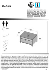 Forte TDHT514 Notice De Montage
