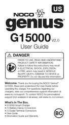 NOCO Genius G15000 Manuel D'utilisation