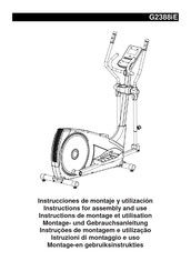 BH FITNESS G2388iE Instructions De Montage Et Utilisation