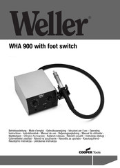 Cooper Tools Weller WHA 900 Mode D'emploi