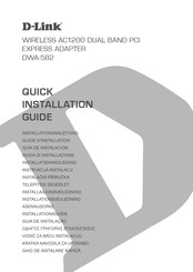 D-Link DWA-582 Guide D'installation