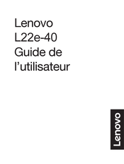 Lenovo L22e-40 Guide De L'utilisateur