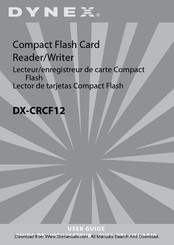 Dynex DX-CRCF12 Guide De L'utilisateur