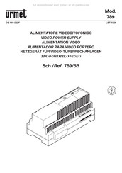 Urmet 789/5B Mode D'emploi