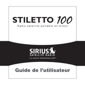 Sirius Satellite Radio Stiletto 100 Guide De L'utilisateur