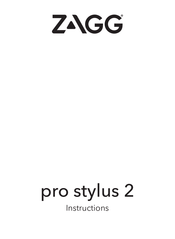 Zagg pro stylus 2 Instructions