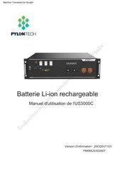 Pylontech US3000C Manuel D'utilisation