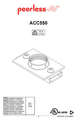 peerless-AV ACC550 Mode D'emploi