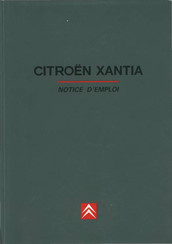 CITROEN XANTIA 1996 Notice D'emploi