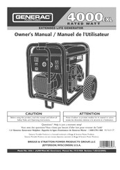 Generac Portable Products 1656-1 Manuel De L'utilisateur