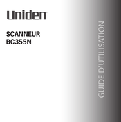 Uniden BC355N Guide D'utilisation