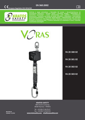 KRATOS SAFETY VORAS FA 20 300 02 Mode D'emploi