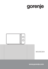 Gorenje MO20E2BH Mode D'emploi