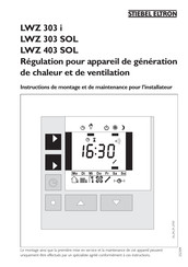 Stiebel Eltron LWZ 403 SOL Instructions De Montage Et De Maintenance