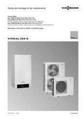 Viessmann Vitocal 200-S AWB 201.C16 Notice De Montage Et De Maintenance