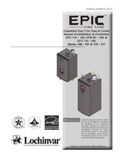 Lochinvar Epic Fire Tube EPC 110-199 Manuel D'installation Et D'entretien