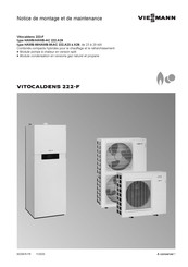 Viessmann Vitocaldens 222-F HAWB-M-AC 222.A29 Notice De Montage Et De Maintenance