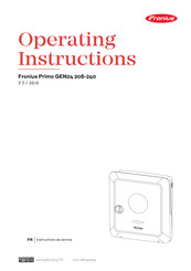 Fronius Primo GEN24 208-240 7.7 Instructions De Service