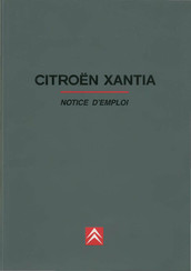 CITROEN XANTIA 1998 Notice D'emploi