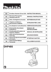 Makita DHP485SFJ Manuel D'instructions