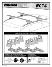 Yakima RC14 Instructions De Montage