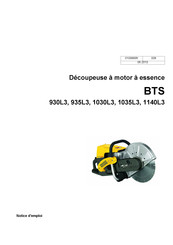 Wacker Neuson BTS 1030L3 Notice D'emploi