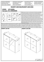 INOSIGN KSANTI 220 OG UP 01091 Instructions D'assemblage