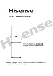 Hisense RD-32WC4SIB1 Manuel D'utilisation