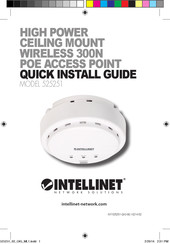 Intellinet Network Solutions 525251 Guide D'installation Rapide