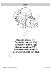 Shott SP3600 Manuel