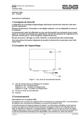 Jung 2700AP Instructions D'utilisation