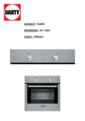 Fagor 6H-180 Serie Manuel D'installation Et D'utilisation