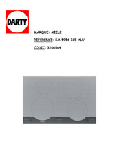 Miele KM 5956 ICE Notice D'utilisation Et De Montage