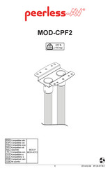 peerless-AV MOD-CPF2 Mode D'emploi