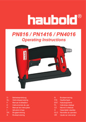 haubold PN4016 Manuel D'utilisation