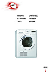 Whirlpool AZA9323 Mode D'emploi