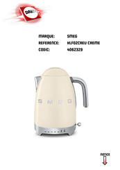 Smeg KLF02CREU Manuel D'utilisation