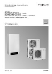 Viessmann Vitocal 200-S AWB 201.B04 Notice De Montage Et De Maintenance