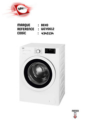 Beko WCYD612 Manuel D'utilisation